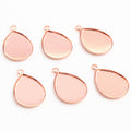 10x14mm 13x18mm 18x25mm Zinc Alloy Charm Pendant for DIY Necklace Bracelet Jewelry Making view 4