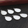 10x14mm 13x18mm 18x25mm Zinc Alloy Charm Pendant for DIY Necklace Bracelet Jewelry Making view 3