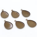 10x14mm 13x18mm 18x25mm Zinc Alloy Charm Pendant for DIY Necklace Bracelet Jewelry Making view 2