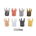 Zinc Alloy Crown Charm Pendant for DIY Necklace Bracelet Jewelry Making view 1
