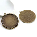 35mm 9g Zinc Alloy Charm Pendant No.044781 for DIY Necklace Bracelet Jewelry Making view 3
