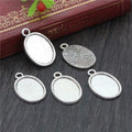 13x18mm 1.5g Zinc Alloy Charm Pendant for DIY Necklace Bracelet Jewelry Making view 3