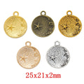 Zinc Alloy Planet Charm Pendant for DIY Necklace Bracelet Jewelry Making view 1