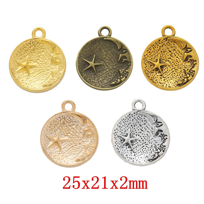 Zinc Alloy Planet Charm Pendant for DIY Necklace Bracelet Jewelry Making