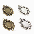 10x14mm 2.5g Zinc Alloy Charm Pendant for DIY Necklace Bracelet Jewelry Making view 1