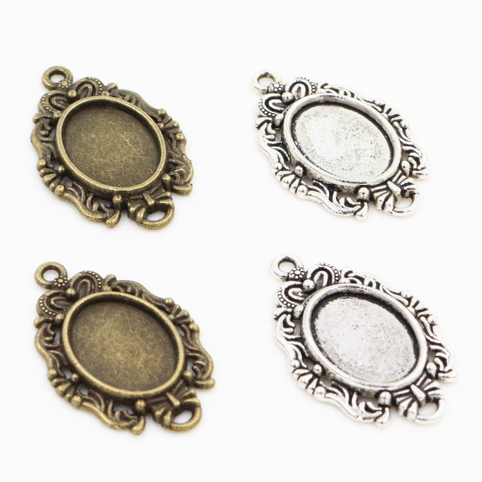 10x14mm 2.5g Zinc Alloy Charm Pendant for DIY Necklace Bracelet Jewelry Making
