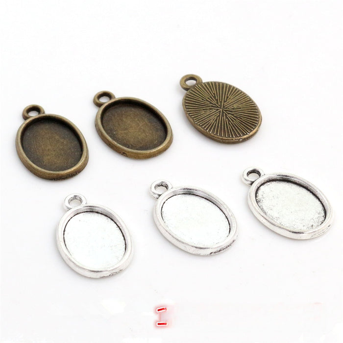 10x14mm 1g Zinc Alloy Charm Pendant for DIY Necklace Bracelet Jewelry Making