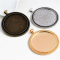 40mm 13g Gold Zinc Alloy Charm Pendant for DIY Necklace Bracelet Jewelry Making view 1