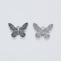 Zinc Alloy Butterfly Charm Pendant for DIY Necklace Bracelet Jewelry Making view 2