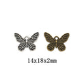 Zinc Alloy Butterfly Charm Pendant for DIY Necklace Bracelet Jewelry Making view 1