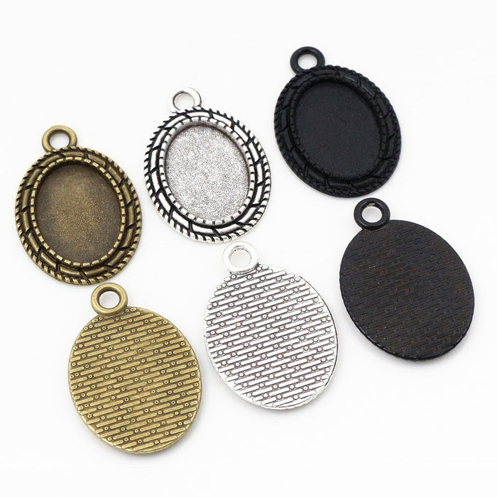 13x18mm Zinc Alloy Charm Pendant for DIY Necklace Bracelet Jewelry Making