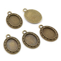 13x18mm Zinc Alloy Charm Pendant for DIY Necklace Bracelet Jewelry Making view 2