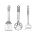 Gold Zinc Alloy Slotted Spoon Charm Pendant for DIY Necklace Bracelet Jewelry Making view 5