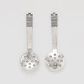 Gold Zinc Alloy Slotted Spoon Charm Pendant for DIY Necklace Bracelet Jewelry Making view 3