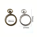 30mm 9g Zinc Alloy Charm Pendant for DIY Necklace Bracelet Jewelry Making view 2