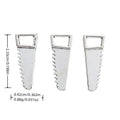Antique Silver Zinc Alloy Saw Charm Pendant No.614928 for DIY Necklace Bracelet Jewelry Making view 1