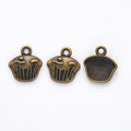 Zinc Alloy Cake Charm Pendant for DIY Necklace Bracelet Jewelry Making view 2