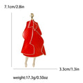 Alloy Enamel Fashion Girl Brooch For Sweater And Cardigan Decoration view 6