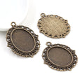 18x25mm 4g Zinc Alloy Charm Pendant No.033013 for DIY Necklace Bracelet Jewelry Making view 3