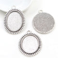 18x25mm 5g Zinc Alloy Charm Pendant No.492978 for DIY Necklace Bracelet Jewelry Making view 3