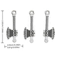 Antique Silver Zinc Alloy Axe Charm Pendant for DIY Necklace Bracelet Jewelry Making view 1