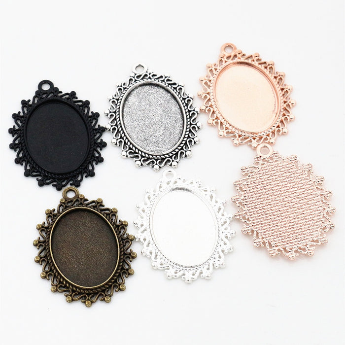 18x25mm 4g Zinc Alloy Charm Pendant for DIY Necklace Bracelet Jewelry Making