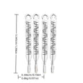 Antique Silver Zinc Alloy Thermometer Charm Pendant for DIY Necklace Bracelet Jewelry Making view 1