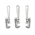 Antique Silver Zinc Alloy Saw Charm Pendant for DIY Necklace Bracelet Jewelry Making view 2