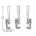 Antique Silver Zinc Alloy Saw Charm Pendant for DIY Necklace Bracelet Jewelry Making view 1