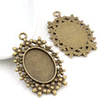 18x25mm 8g Zinc Alloy Charm Pendant for DIY Necklace Bracelet Jewelry Making view 3
