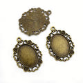 18x25mm 5g Zinc Alloy Charm Pendant No.908356 for DIY Necklace Bracelet Jewelry Making view 2