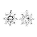 Zinc Alloy Sun Charm Pendant No.278430 for DIY Necklace Bracelet Jewelry Making view 2