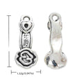 Antique Silver Zinc Alloy Ruyi Charm Pendant for DIY Necklace Bracelet Jewelry Making view 1