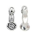 Antique Silver Zinc Alloy Ruyi Charm Pendant for DIY Necklace Bracelet Jewelry Making view 2