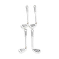 Antique Silver Zinc Alloy Golf Club Charm Pendant No.598028 for DIY Necklace Bracelet Jewelry Making view 2
