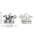Antique Silver Zinc Alloy Tool Charm Pendant for DIY Necklace Bracelet Jewelry Making view 1