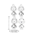 Antique Silver Zinc Alloy Astronaut Charm Pendant for DIY Necklace Bracelet Jewelry Making view 1