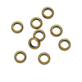 Smooth Large Hole Spacer Beads in Gold Tone, Antique Bronze, Antique Silver view 7