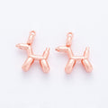 Balloon Dog Metal Charms in Five Polished Finishes view 9
