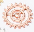 Concentric Gear Metal Jewelry Components in 6 Distinct Finishes view 11