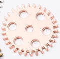 Perforated Gear Metal Charms in Five Finish Options view 10