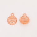 Detailed Baseball Charm Pendants in 7 Metal Finish Options view 12