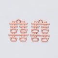Double Happiness Symbol Metal Charm in Seven Pictured Finishes view 12