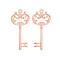 Ornate Key Charm in 5 Finishes Metal Component for Jewelry Making view 9