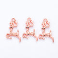 Leaping Deer Charms in Six Contrasting Metal Finishes view 11
