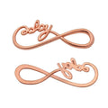 Infinity Hope Word Connector in Five Metallic Finishes view 9