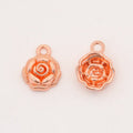 Vintage Rose Flower Charms in Multiple Finishes for Jewelry Making view 11