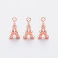 Eiffel Tower Metal Charms in Six Metallic Finishes view 11