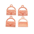 Openwork Handbag Metal Charms in Six Metallic Finishes view 10