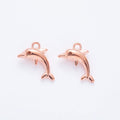 Vintage Finish Metal Leaping Dolphin Charms in 5 Style Options view 9